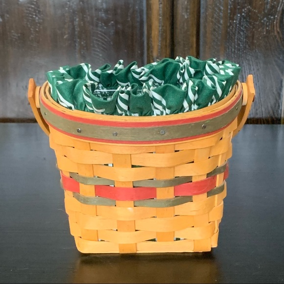 1998 Longaberger Hand Woven Swing Handle Wall Basket - Picture 5 of 16